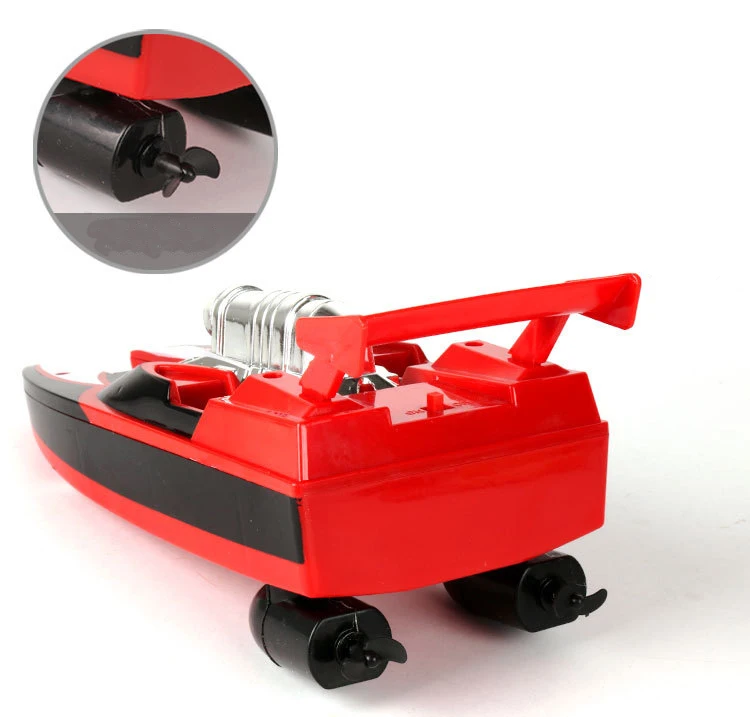 Беспроводной пульт дистанционного управления электрическая лодка игрушечный гоночный катер лодка Модель высокоскоростной Детский мальчик Водонепроницаемая яхта подарок на день рождения WM-31
