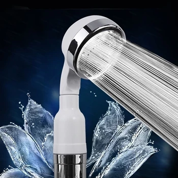 

Bathroom High Water Pressure Handheld Ionic Filter Shower Head Filter Pressurization For Standard Sizes Shower Hose Connection