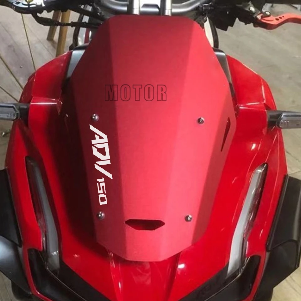 For Honda Adv150 Adv 150 19 21 Cnc Aluminum Motorbike Scooter Accessories Windshield Windscreen Deflectors 19 Adv150 Covers Ornamental Mouldings Aliexpress