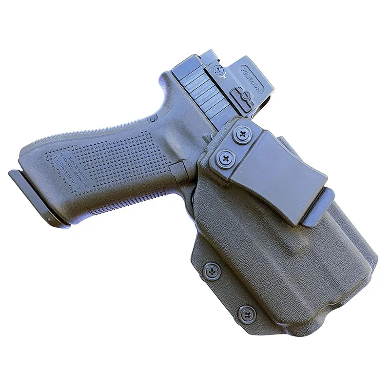 Étui De Pistolet Dissimulé IWB Droite Avec Poche à Munitions – Ceinture Clip – Noir
