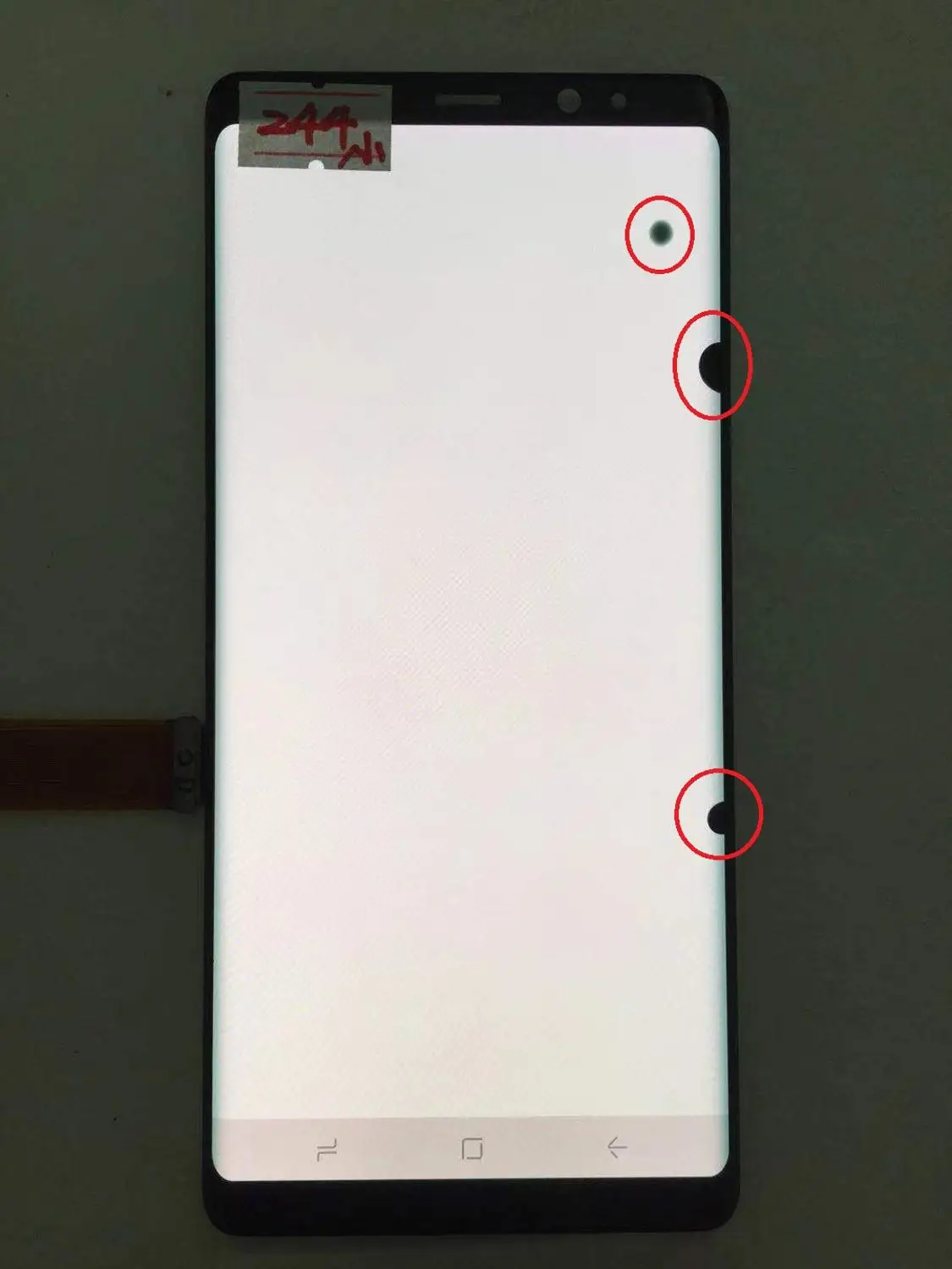 NO.244 With SBI AMOLED дисплей для SAMSUNG Galaxy NOTE8 lcd N950U N950I N950F дисплей сенсорный экран в сборе с черными точками - Цвет: NO.244 With SBI