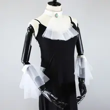 Пушистый кружевной сетчатый поддельный рукав манжеты зеленый бирюзовый декоративный ложный воротник