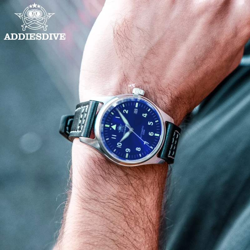 Addies Dive Pilot Watch Automatic Mechanical Diver Watch C3 Luminous Divers  Watch Sapphire Crystal 200m Dive Watch Men's Watch - Mechanical  Wristwatches - AliExpress