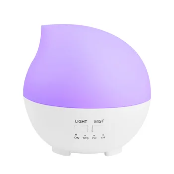 

300ML Home Air Humidifier Cooling Mist Maker Water-drop Ultrasonic Essential Oil Aroma Diffuser Colorful Led Light For Office