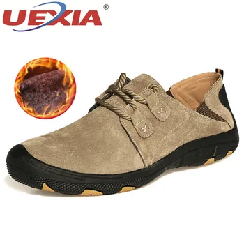 

MVVT Comfort casual shoes men flats suede leather men loafers shoes genuine leather shoes sapato masculino outdoor winter shoes