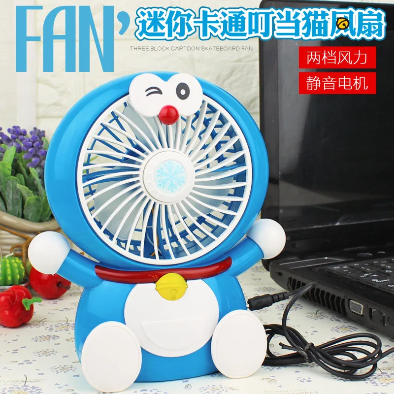 Маленький переносной usb-вентилятор hello kitty Doraemon, заряжаемый прохладным летом