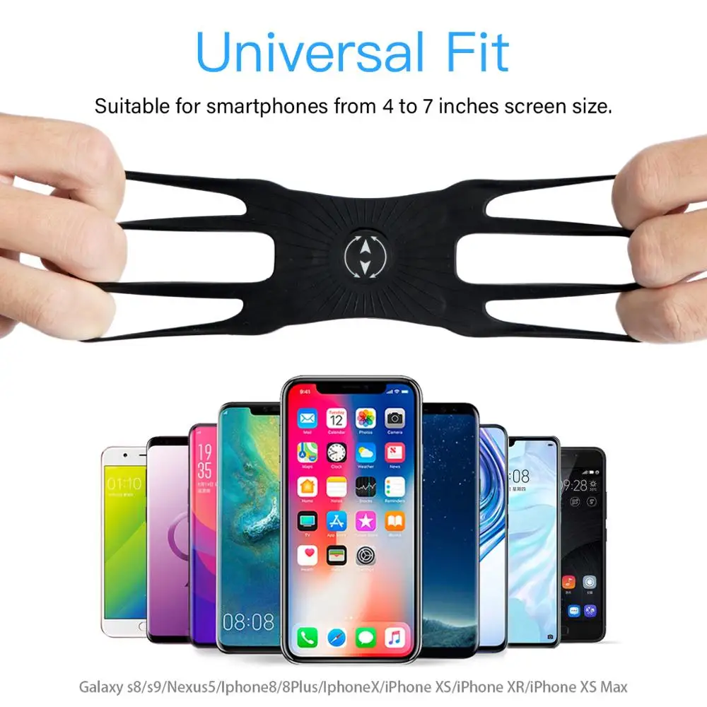 Спортивный чехол на руку для iPhone X 8 7 XS MAX, Универсальный вращающийся браслет на запястье для бега, спортивный браслет для 4-7 дюймов, спортивный браслет