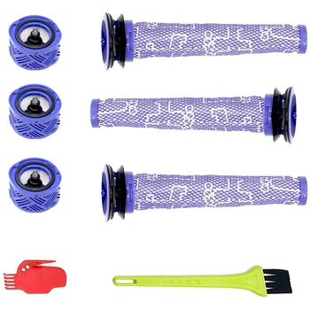 

8 Pack,Pre and Post-Filter Kit for Dyson V6 Cordless Stick Vacuum, Filter Replacements Pre-Filter and Post- Filter
