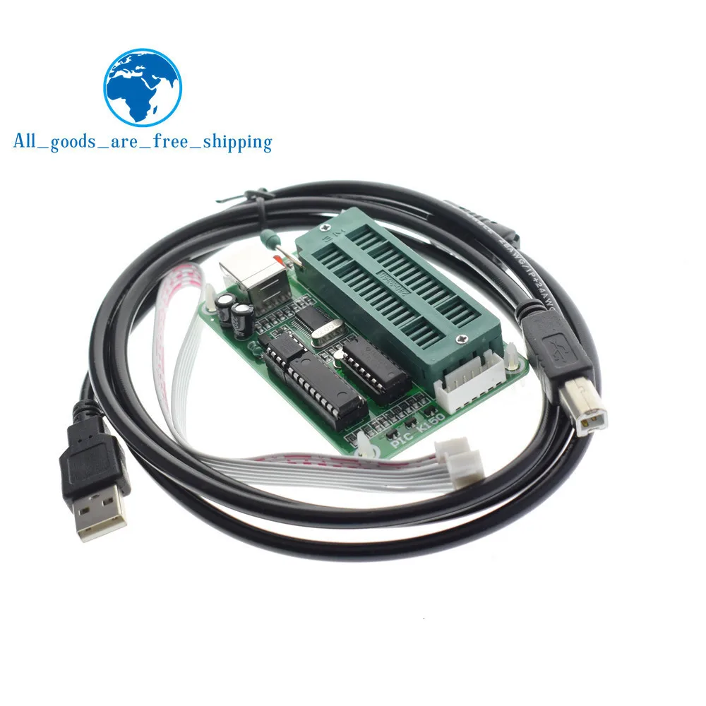 TZT 1 компл. ПИК микроконтроллер USB автоматическое программирование программист K150+ ICSP кабель