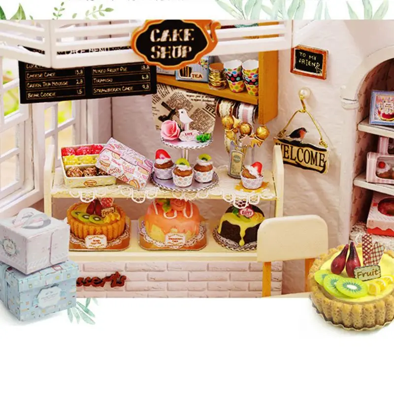 Creative Puzzle Manual DIY Cottage Cake Diary Toys Men and Women Friends Birthday Holiday Gifts