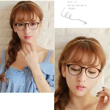 Оправа для очков в стиле кошачьи глаза прозрачные линзы женские Брендовые очки оптические оправы близорукость nerd черная красная оправа для очков