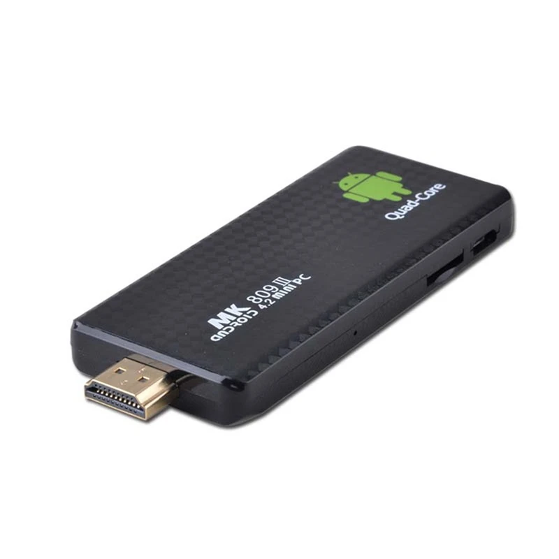 Четырехъядерный процессор rk3188 google tv box android 5,1 MK809III 2 Гб ОЗУ 8 Гб ПЗУ Макс 1,8 ГГц bluetooth wifi HDMI ТВ плеер google MK809 III B