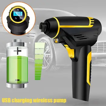 

Portable Car Air Pump Auto Air Pump Bicycles Smart Inflator Pump for Digital Repair Tool Motorcycles for Handheld