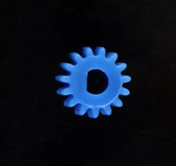 

20pcs 0.5M-15Teeths Inner Hole:3mm Plastic Spindle Gear D-shaped Hole Model Dolly Toy Accessories