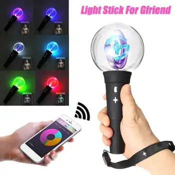 

KPOP Lightstick 2019 New Official Ver.2 Light Stick Girl Friend Concerts Album Hiphop Lightstick Can Connect to bluetooth