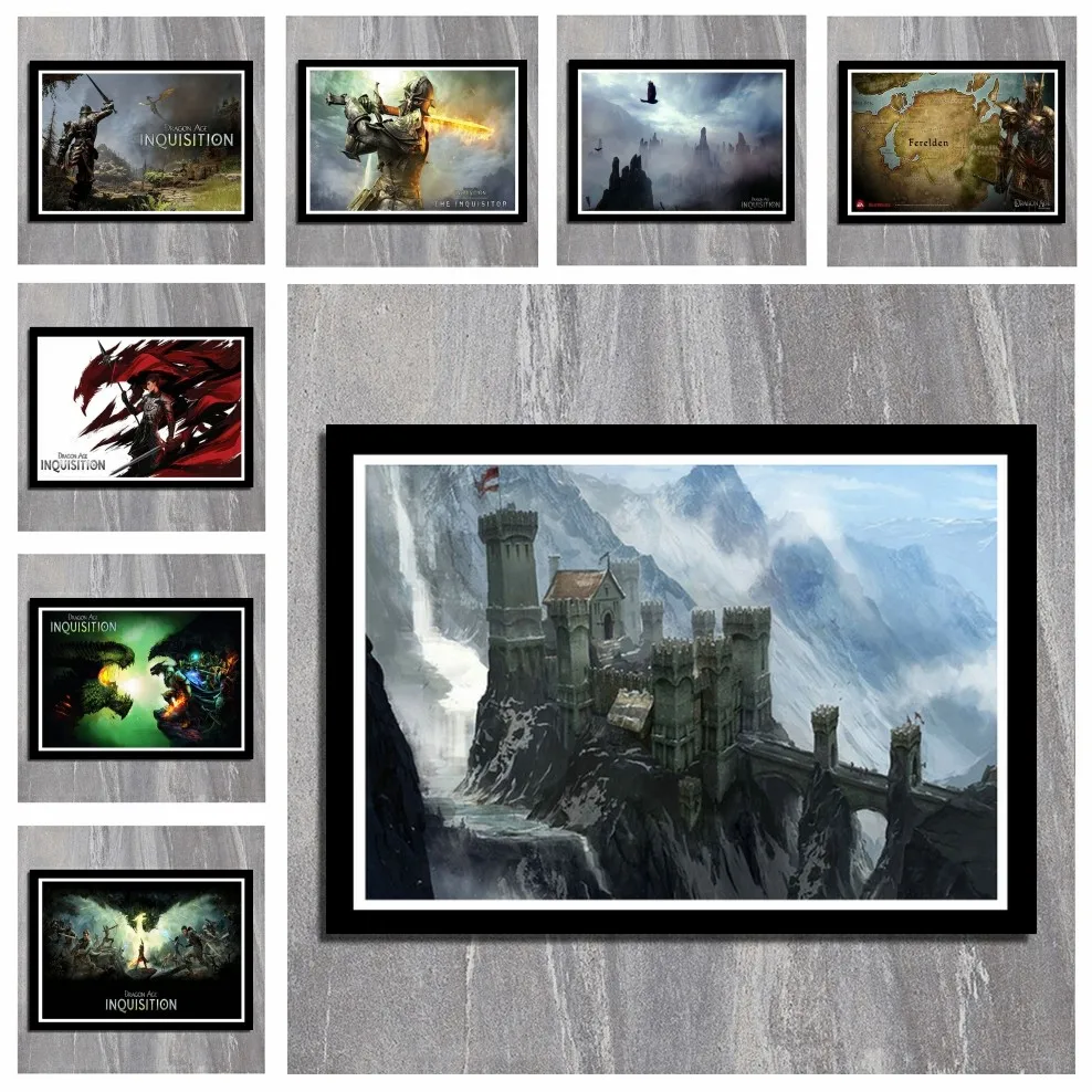 Идеальная игра инквизиции JL Dragon Age 3 художественный плакат Настенная картина
