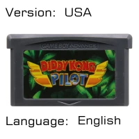32 бит видеоигры картридж Консоли Карты для nintendo GBA Donke Kong страна английский язык издание - Цвет: Didd Kong Pilot