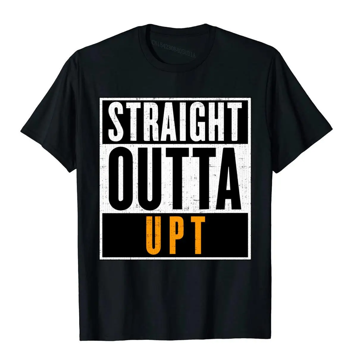 Straight Outta UPT Out of Unpaid Time Pullover Hoodie__B8096black