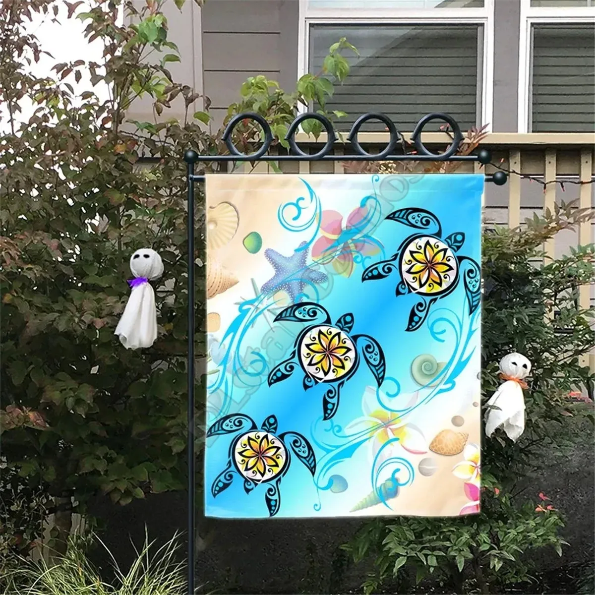 

Alohawaii Flag Hawaii Forest Beach Turtle Flag 3D All Over Printed House Flag & Garden Flags Hanging House Decoration