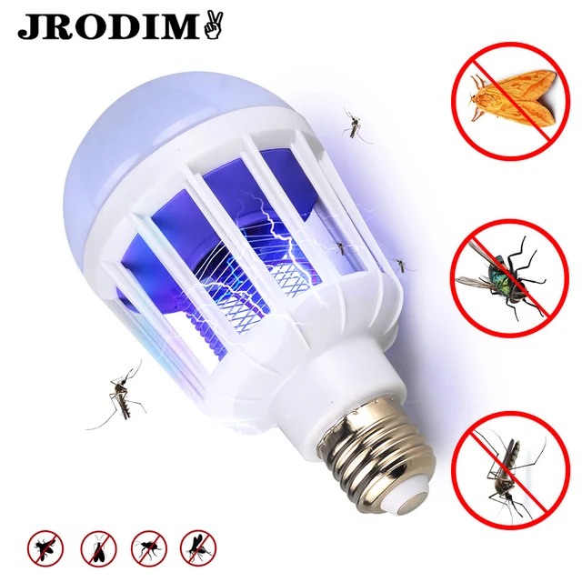 9W/15W 220 V Led Mosquito Killer Izzó E27 Otthoni Világítás Bug Zapper Csapda Lámpa Rovar Anti Szúnyog Repelle Könnyű Kert