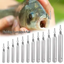 045g-14g High Quality Weights Quick Release Casting Fishing Tungsten fall Hook Connector Sinker Line Sinkers