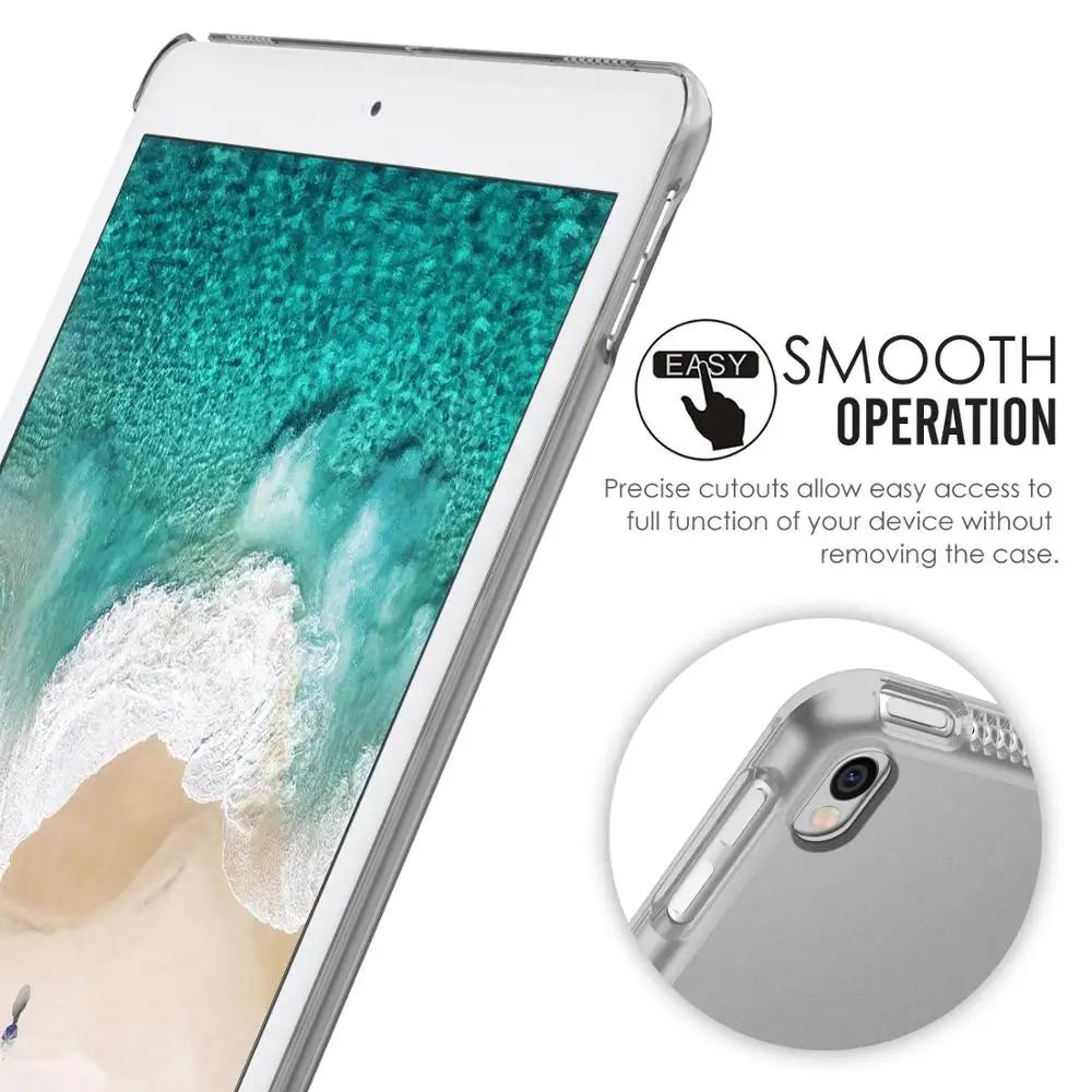 Чехол MoKo для iPad Air (3 го поколения) 10 5 дюйма 2019/iPad Pro 2017 прозрачный чехол