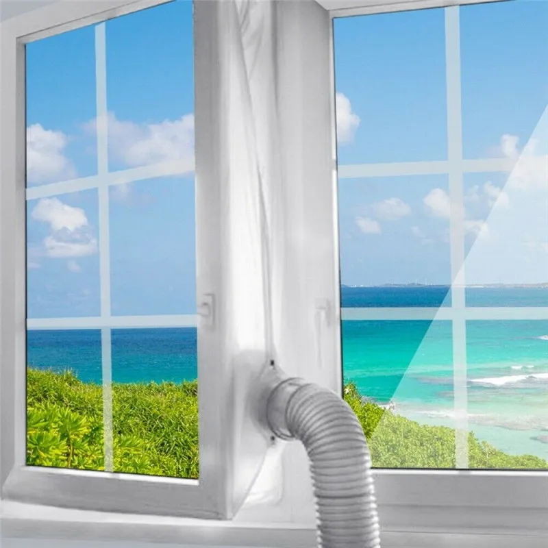 

3m/4m/5m Air Lock Window Sealing Cloth Plate White Universal Home Flexible Waterproof Soft Board For Mobile Air Conditioner