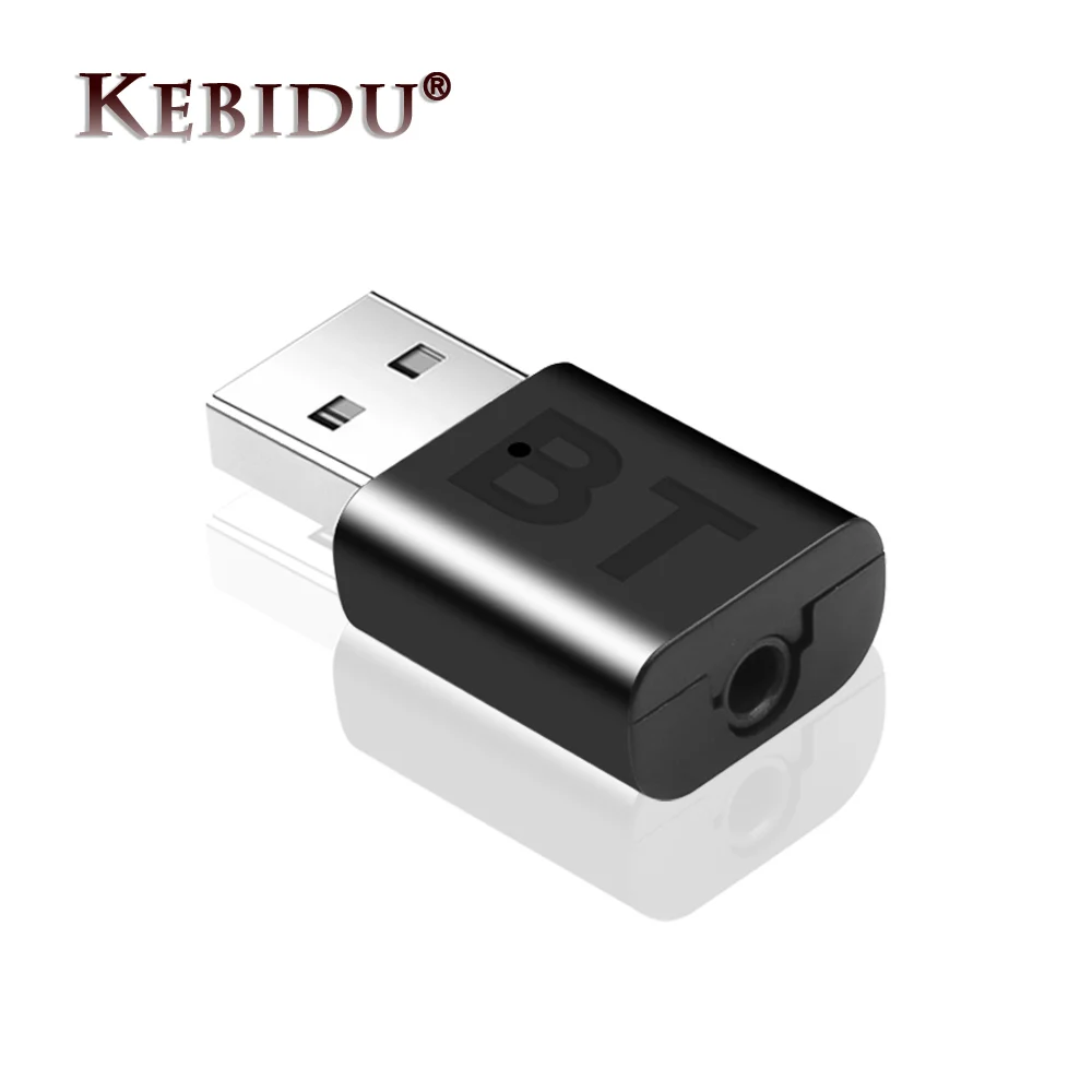 

Kebidu Wireless Bluetooth Receiver Adapter Bluetooth 5.0 Adapter A2DP 3.5mm Handsfree For PC Car Kit AUX Audio Stereo Music