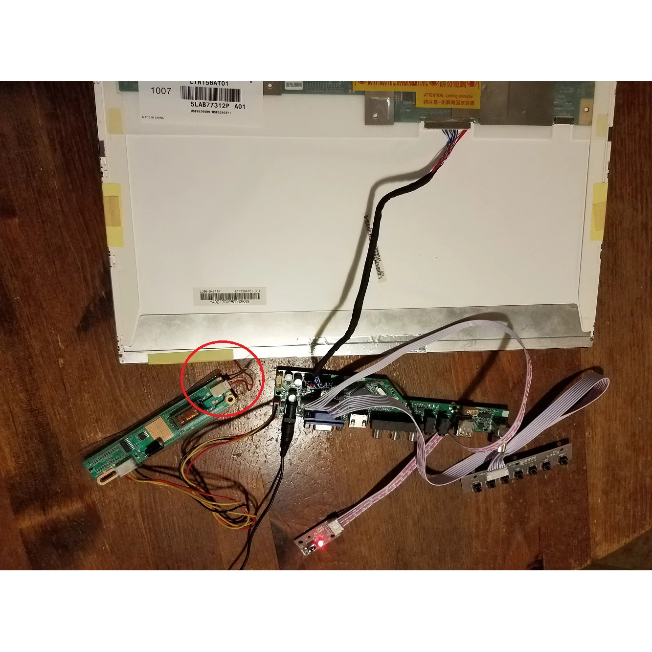 Kit para Ltn141w1-l06 L03 L08 L09 L05 L04 Controlador Placa 1280x800 av tv Remoto Áudio Usb Painel de Exibição Hdmi-compatível Vga Led - Imagem 6