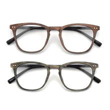 Gudzws деревянные LikeBig пластиковые рамки классические очки для чтения Ретро читатели Весна Hinegs прозрачная Лупа объектив унисекс для женщин и мужчин