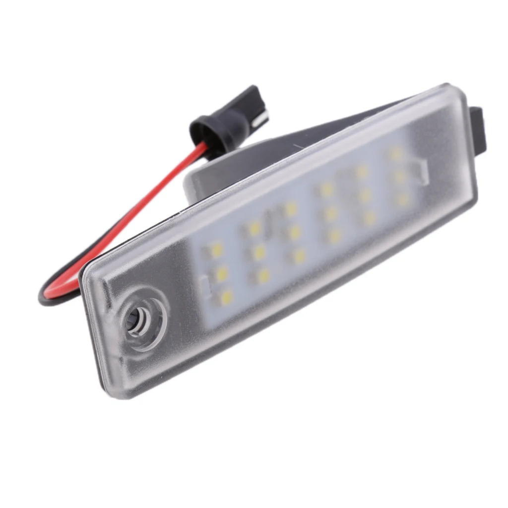 2 Pieces LED Number License Plate Light Lamp for Toyota Hiace Rav4 Vanguard