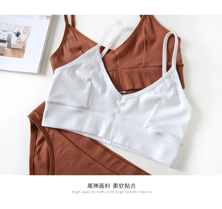 Белый отжимать Bralette сексуальные бюстгальтеры для женщин нижнее белье 3/4 чашки без подкладок с низкой спинкой бюстгальтер топы хлопок пикантное нижнее белье с открытой спиной