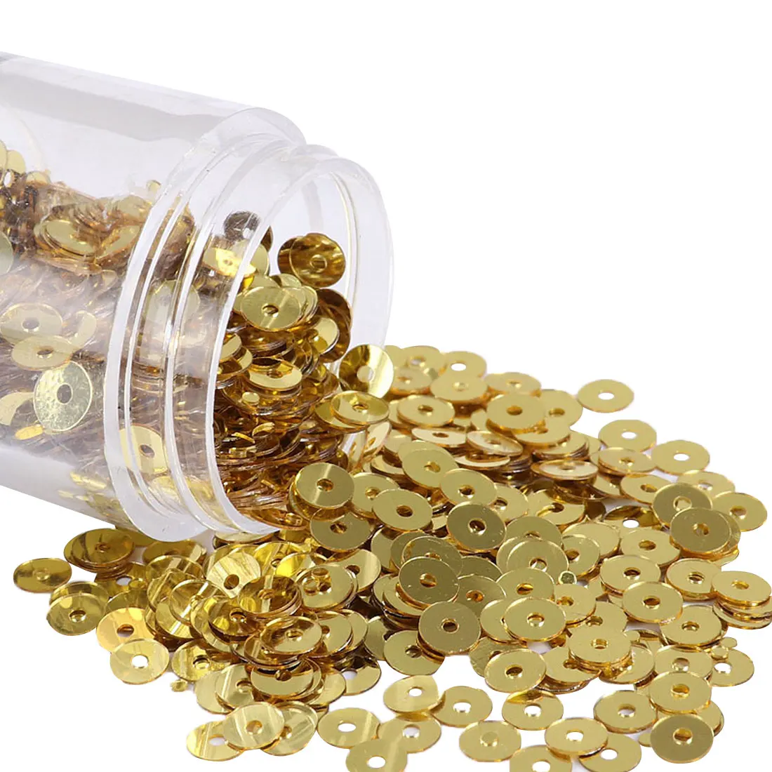 2000Pcs(10g) 4mm Matting Sequin PVC Flat Round Dull Polish Sequins Paillettes Sewing Wedding Craft Women Garments Accessories