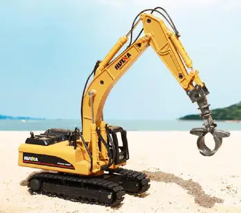 

1: 50 High Simulation Alloy Engineering Car Model Alloy Excavator Simulation Toy Metal Casting Toy Car Children's Birthday Gift