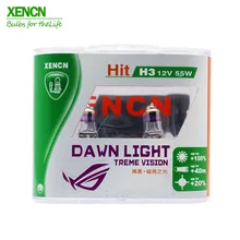 XENCN H3 12 В 55 Вт PK22s Dawn светильник серии супер ксенон яркий белый второго поколения видения автомобильный противотуманный светильник s галогенная автомобильная лампа 2 шт