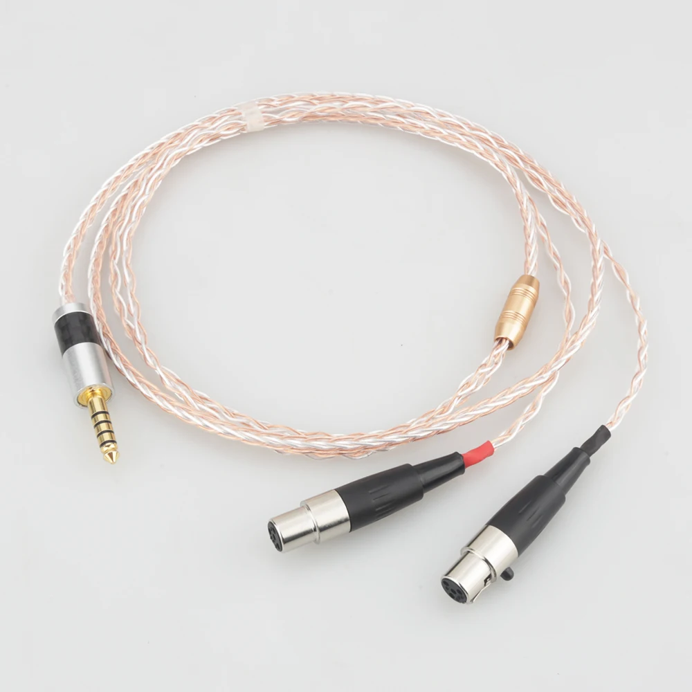 New 4 4MM Balanced HiFi Headphone Cable For Audeze LCD 2 LCD 3 LCD 4 LCD X LCD XC Headphone and for Astell Kern AK240 AK380