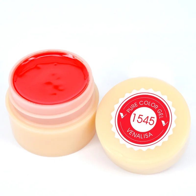 Günstige 60 farben set Nail art Lack Gel CANNI Fabrik Reine Farbe DIY Dekoration glitter pulver Malerei LED   UV farbe Gel