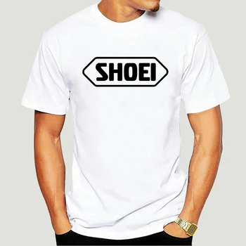 

New SHOEI Helmet Logo Black White Men T-shirt S-2XL-3925D