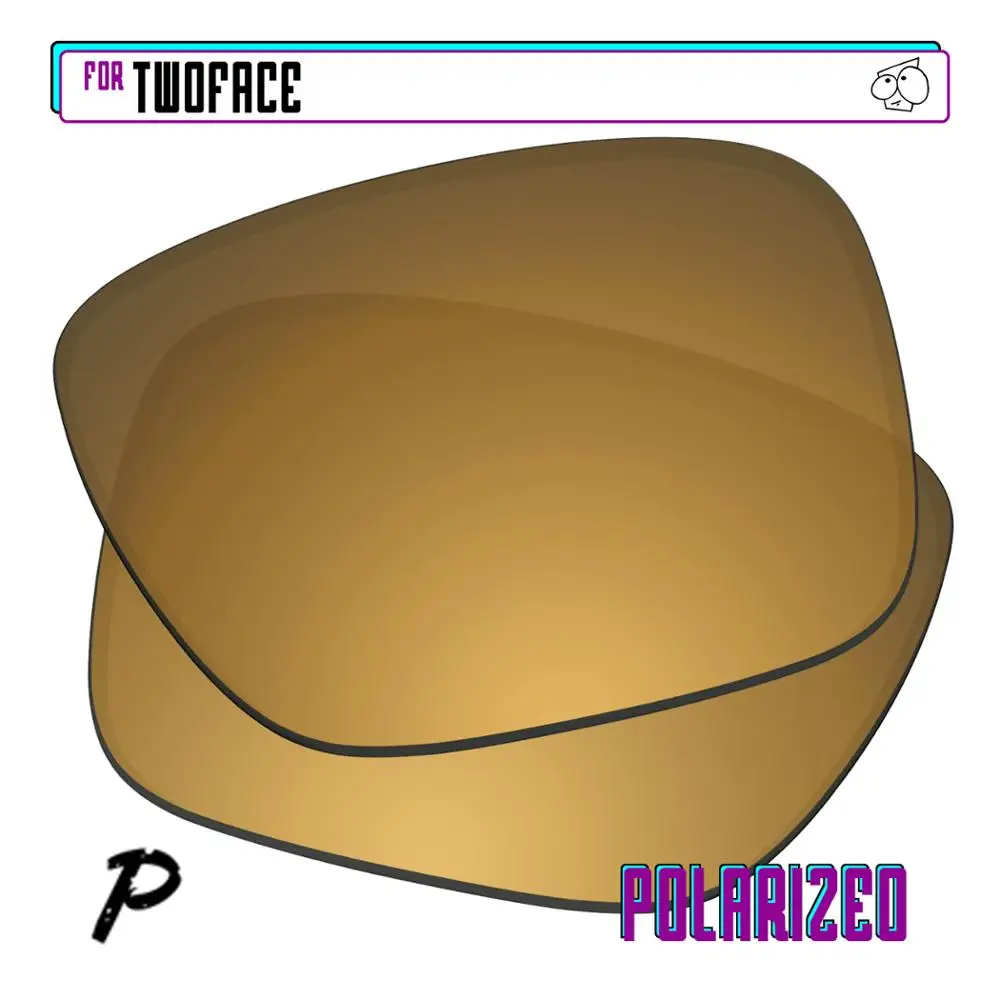 

EZReplace Polarized Replacement Lenses for - Oakley TwoFace Sunglasses - Gunmetal P