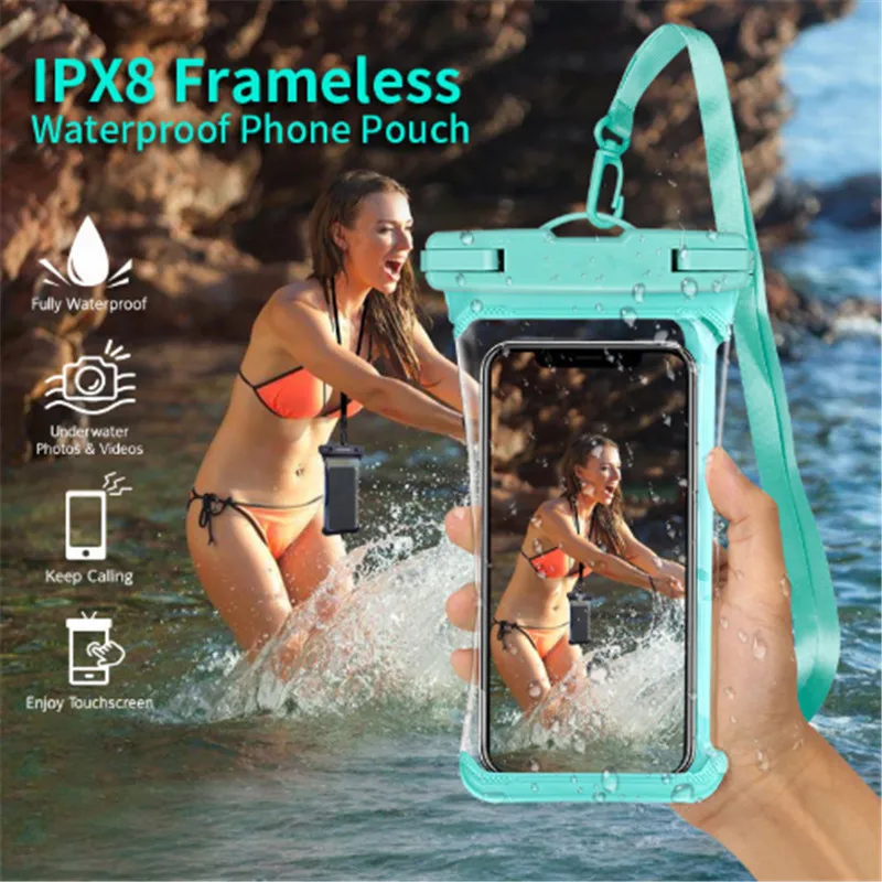 Универсальный Водонепроницаемый Чехол для iPhone X XR XS MAX 8 7 6 5 Swiming Pouch чехлы для телефонов 6," для huawei Xiaomi подводный чехол для телефона