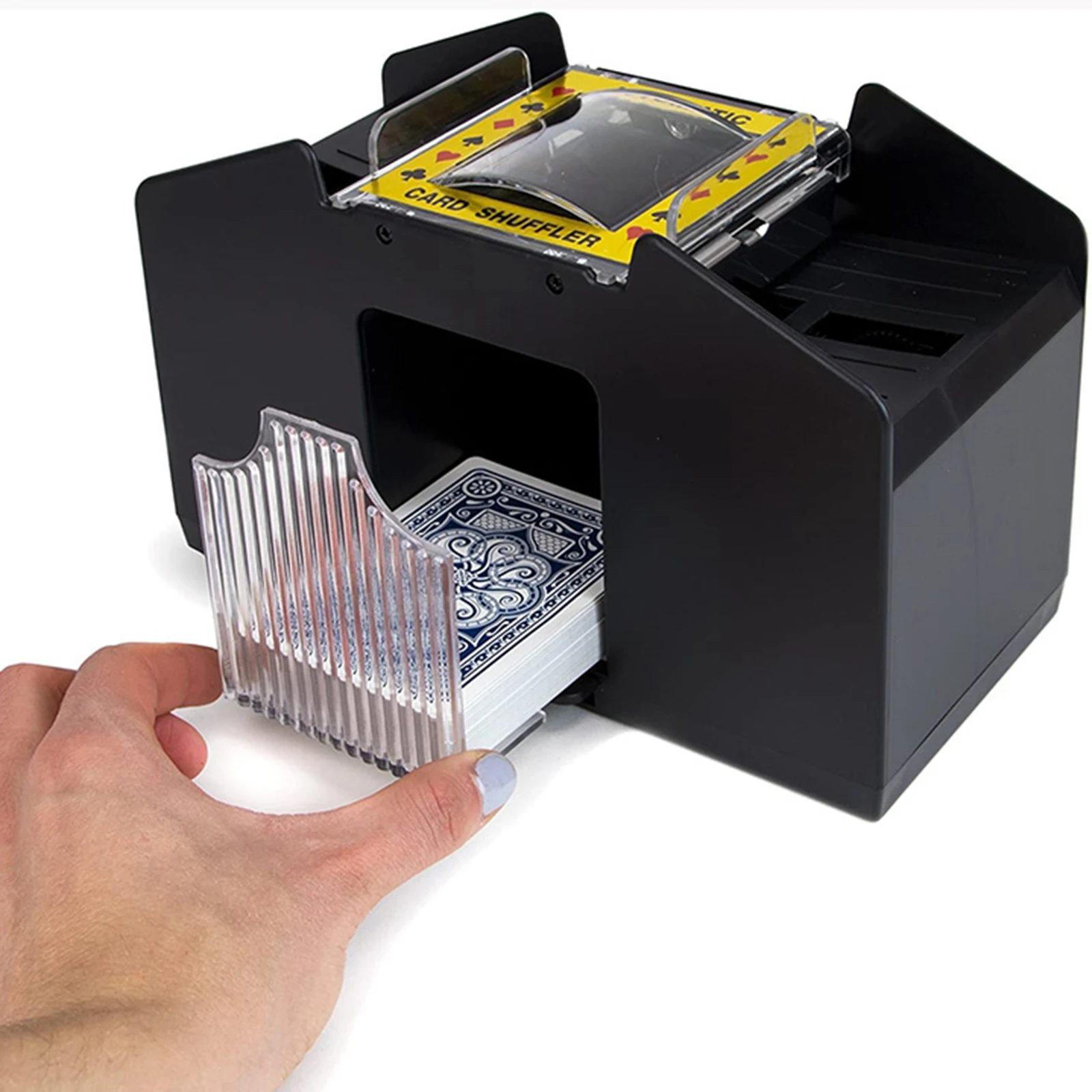 Playing Cards Electric Automatic Shuffler Gaming Playing Cards Shuffling  Machine for 4 decks|Playing Cards| - AliExpress