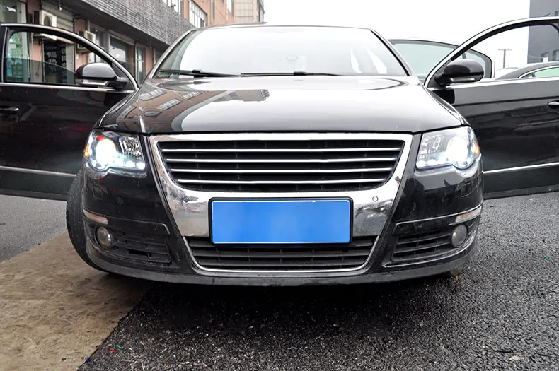 АКД Автомобиль Стайлинг фара для VW Passat фары 2007-2011 Magotan B6 светодиодный фары DRL Hid Bi Xenon авто аксессуары