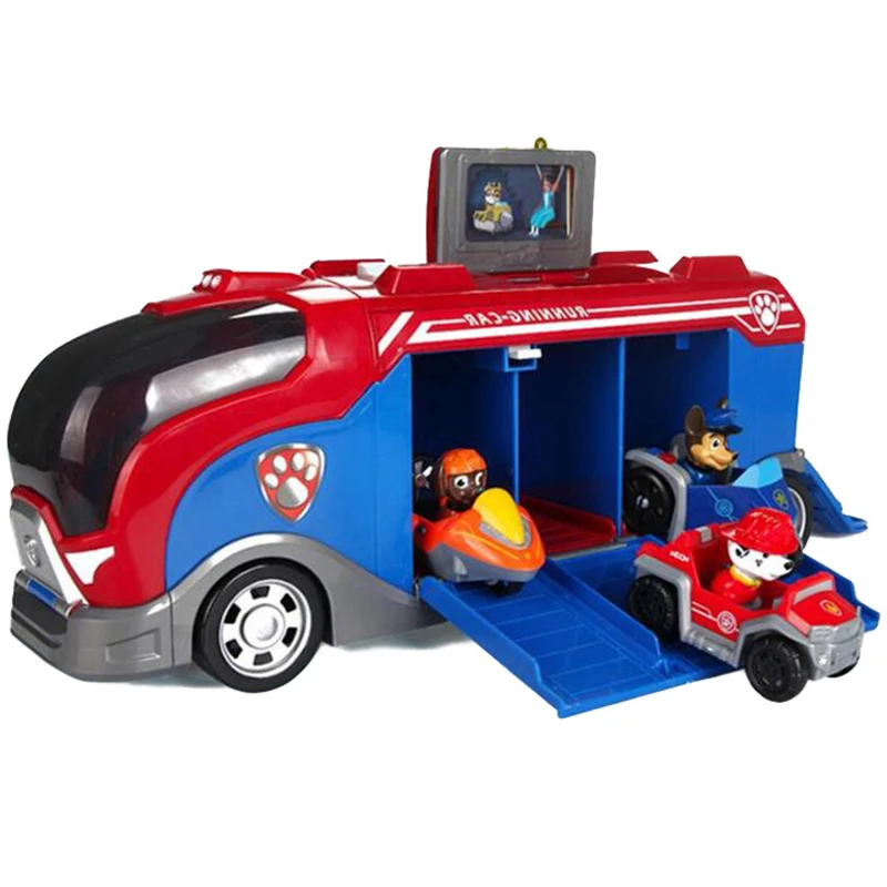 Paw Patrol большая игрушка автобус набор спасательный большой грузовик патрульная собака автомобиль фигурка щенка Patrulla Canina подарки на день рождения для мальчика и девочки