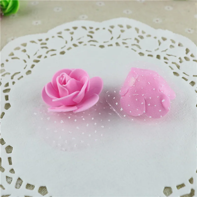 500 unids/bolsa pompón espuma rosas ramo de flores para boda Casa Decoration Navidad diy guirnaldas regalos Скрапбукинг flores artif