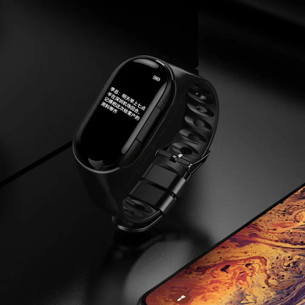 Smart Bracelet Headphones Color Screen Sports Multi-function Step-to-Ear Headphones Smart Bracelet & Headset