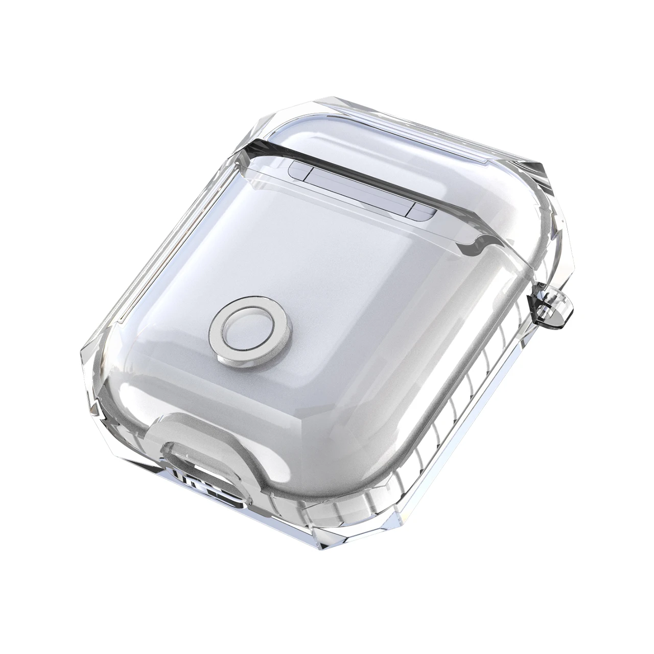 OTTWN хрустальные наушники силиконовый чехол для Apple Airpods 2 1 мягкий прозрачный беспроводной Bluetooth гарнитура зарядная коробка для хранения