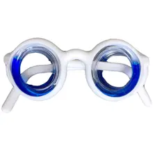 Анти-укачивание синий и белый двухцветная защита глаз очки изысканно разработан прочный