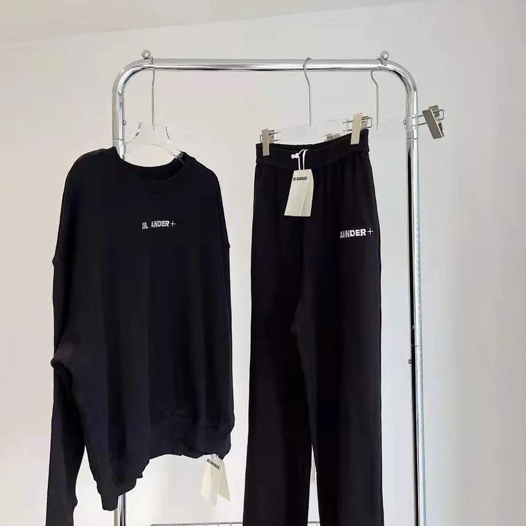 White or Black Women Sweatshirt Letter Embroidery Long Sleeve O-neck Loose Tops 2021 Autumn Winter Female Casual Simple Pullover | Женская