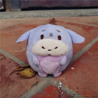 Ufufy Микки Минни Ститч Marie Кот Дейзи Дак слон Медвежонок плюшевая игрушка милые мягкие чучела животные брелки Детские игрушки - Цвет: Темно-синий