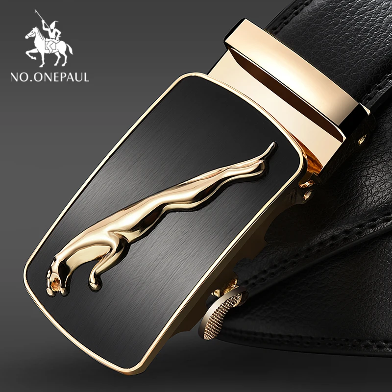 BA G NO. ONEPAUL, роскошный бренд, мужской из натуральной кожи, ремни для мужчин, высокое качество, ремень, автоматическая пряжка, черные, широкие пояса - Цвет: BA G